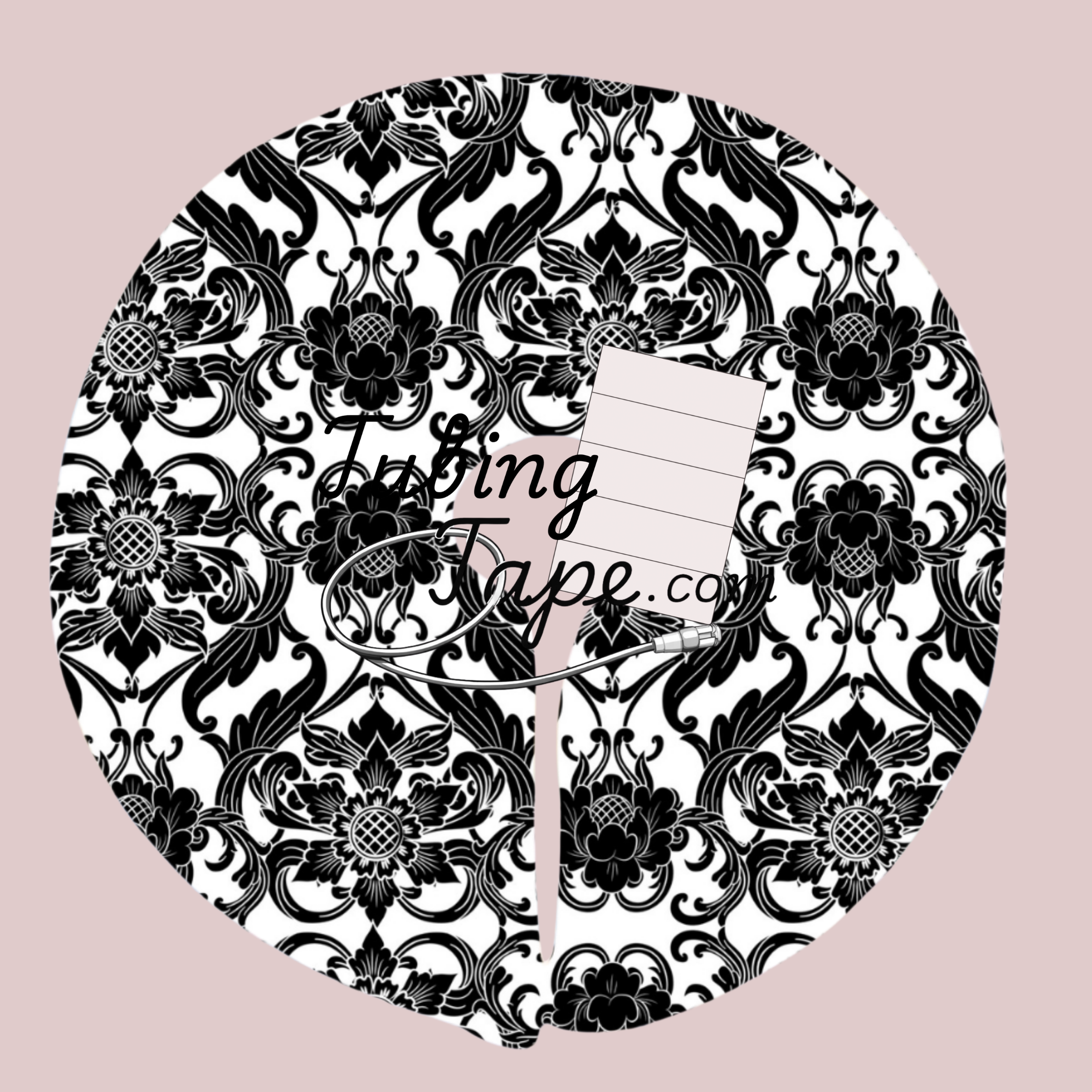 Goth Floral Tubie Pad