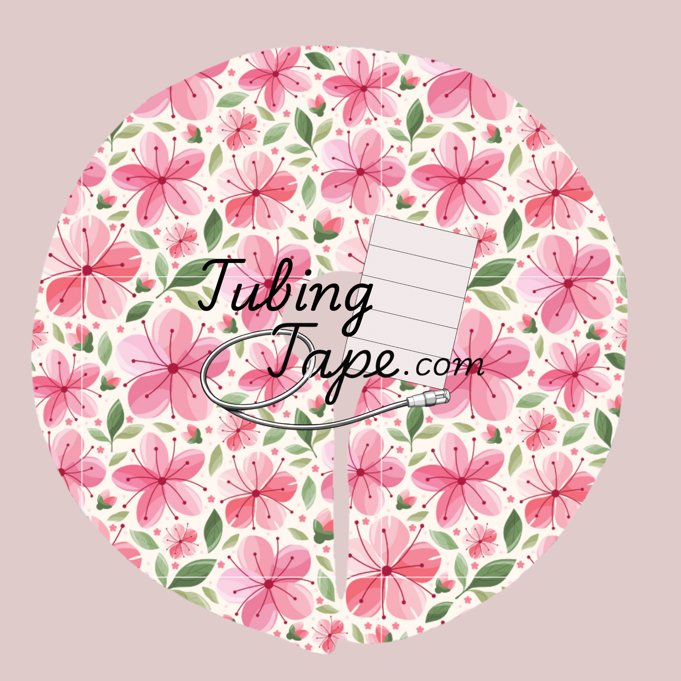 Pink Floral Tubie Pad
