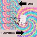 Pastel Tie Dye Tubing Tape Sheet