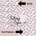 Pastel Rainbow Tubing Tape Sheet