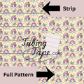 Retro Rainbow Tubing Tape Sheet