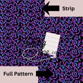 Neon Swirl Tubing Tape Sheet