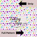 Polka Dot Purple/Pink Tubing Tape Sheet