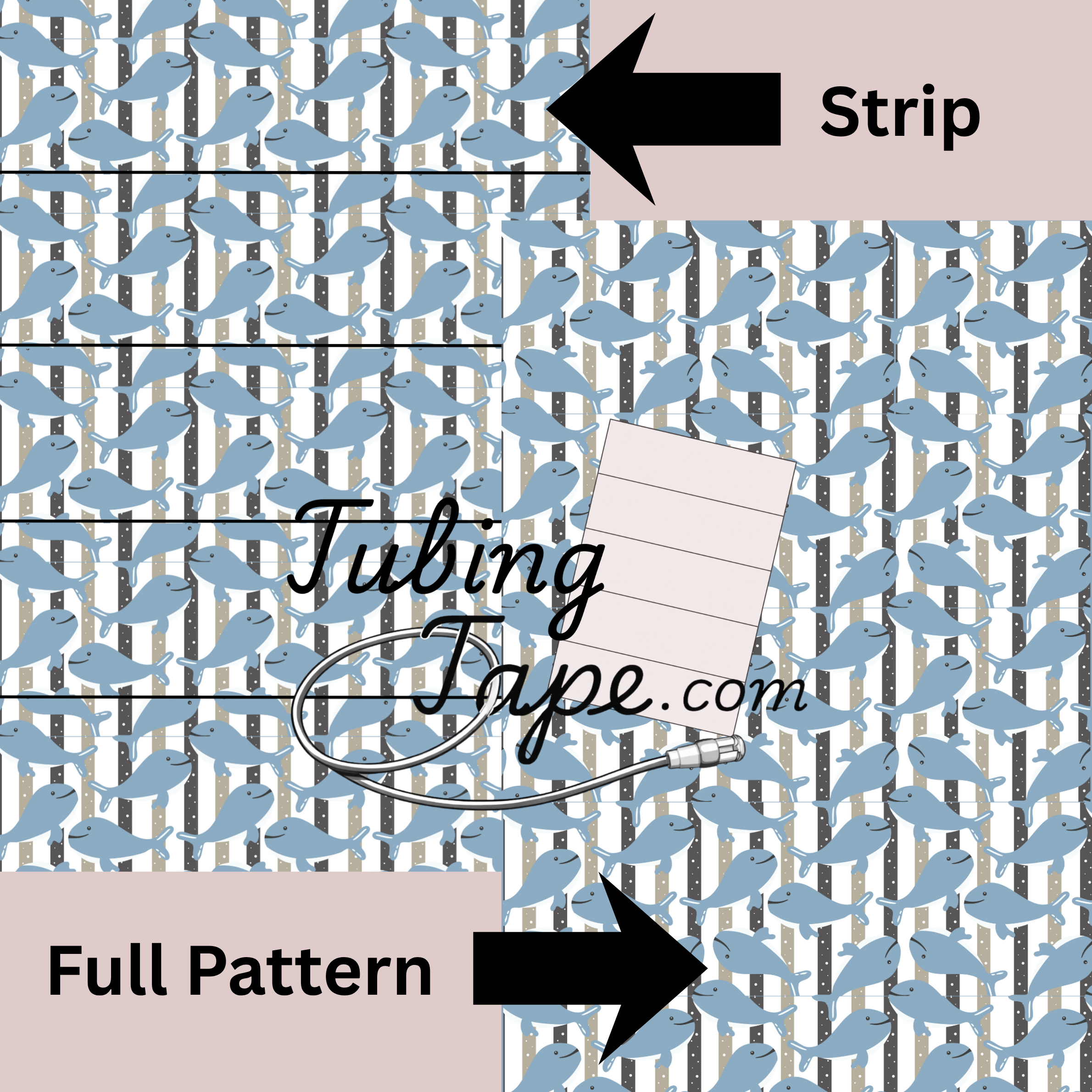 Whale Tubing Tape Sheet