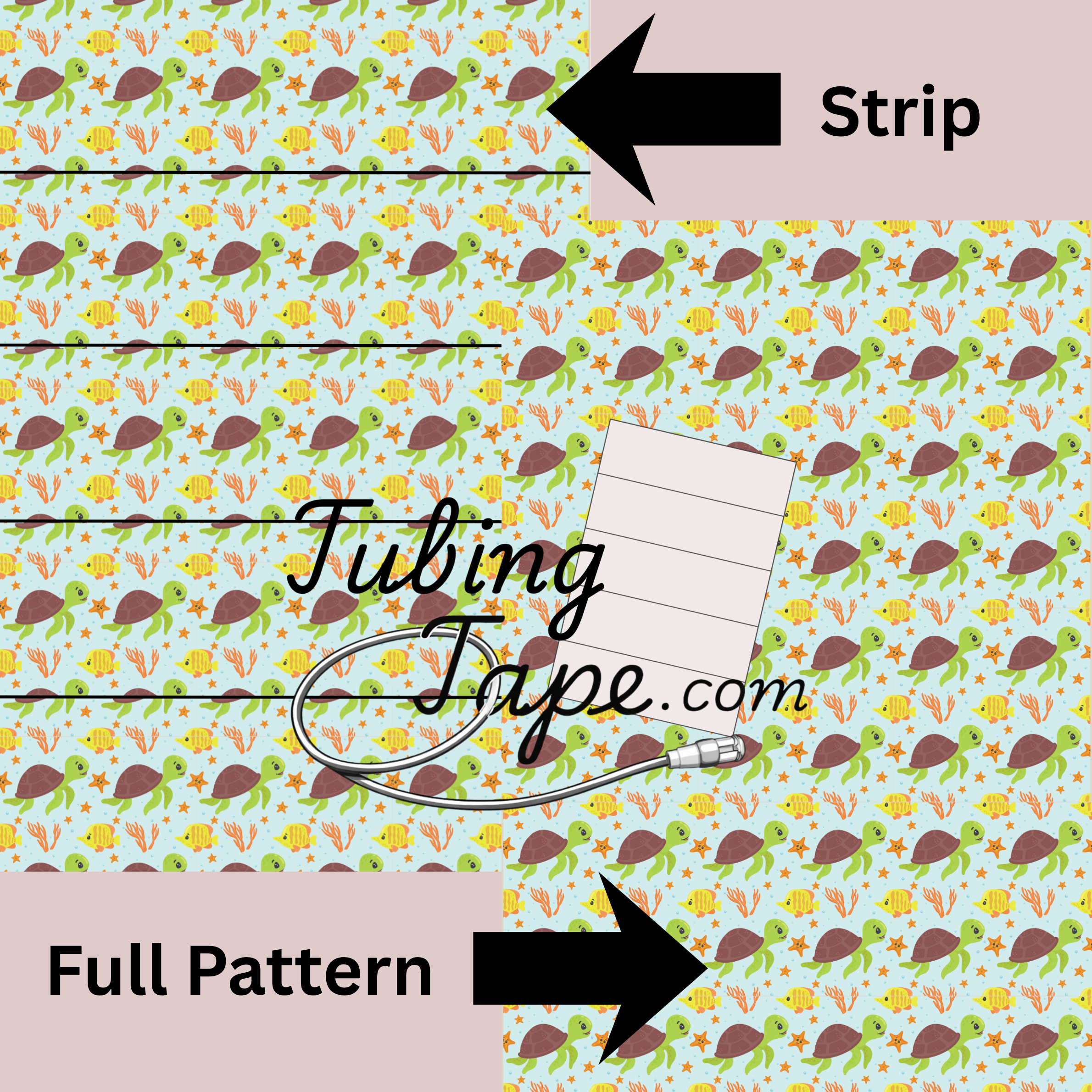 Turtle Tubing Tape Sheet