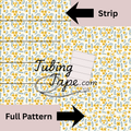 Yellow Floral Tubing Tape Sheet