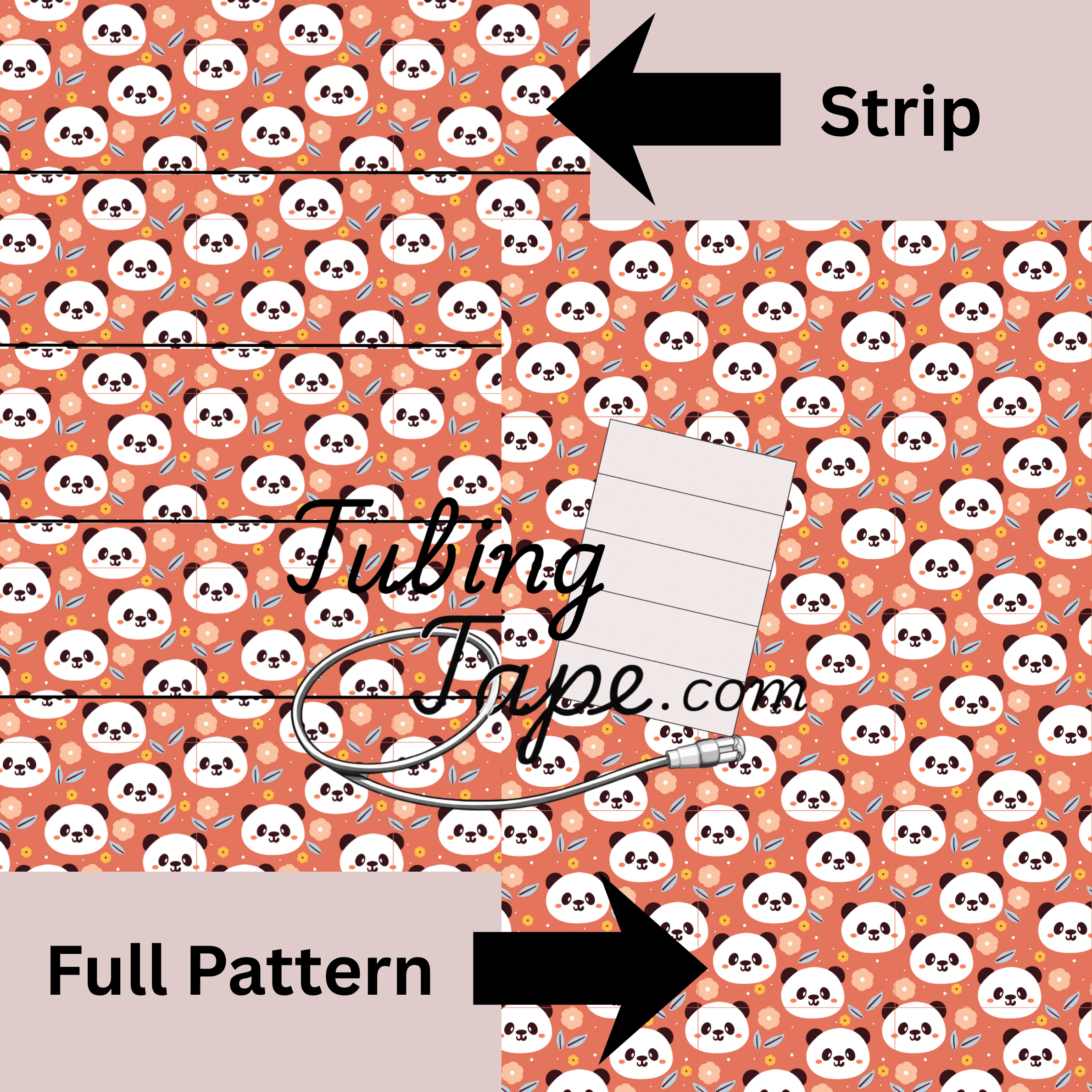 Panda Tubing Tape Sheet