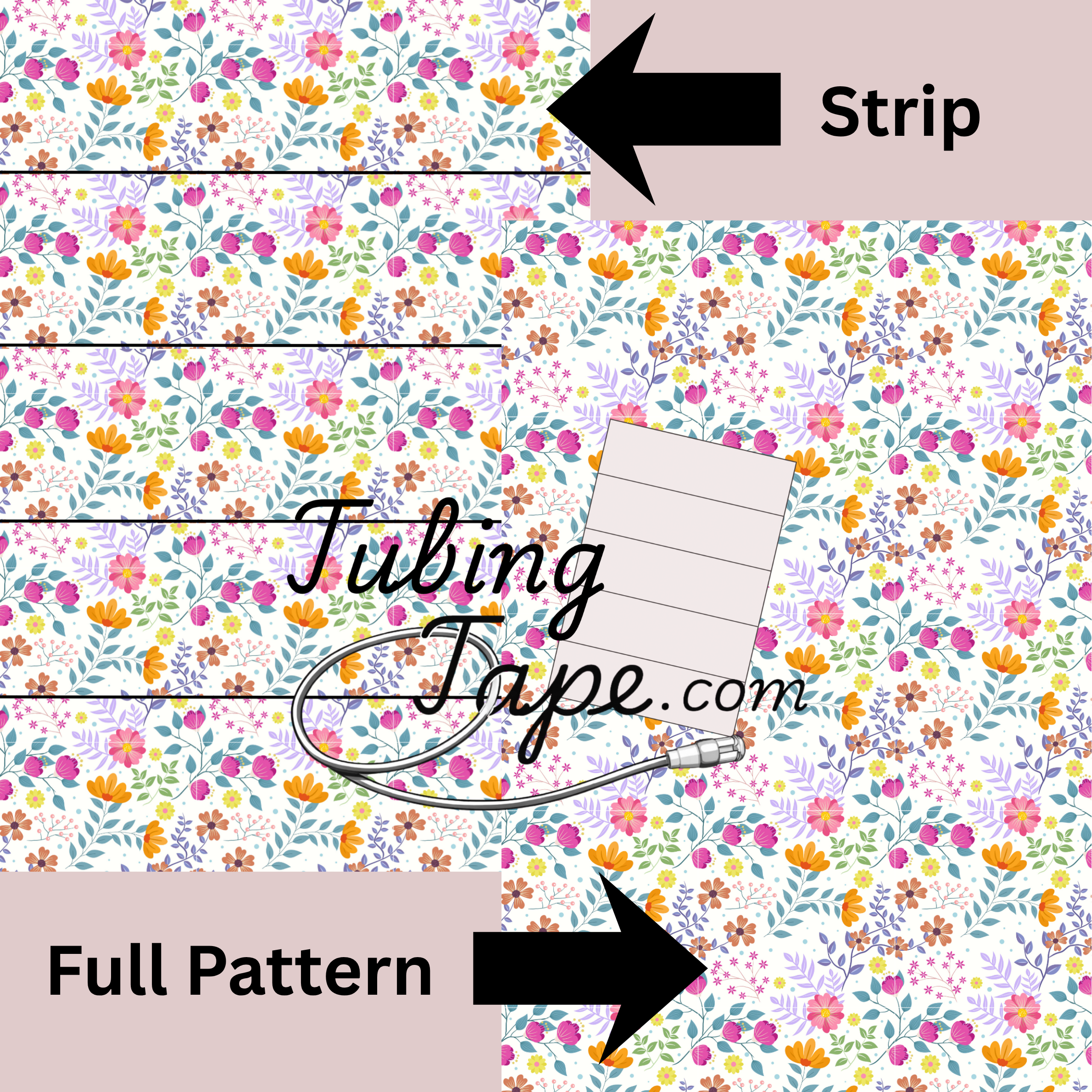 Floral Tubing Tape Sheet