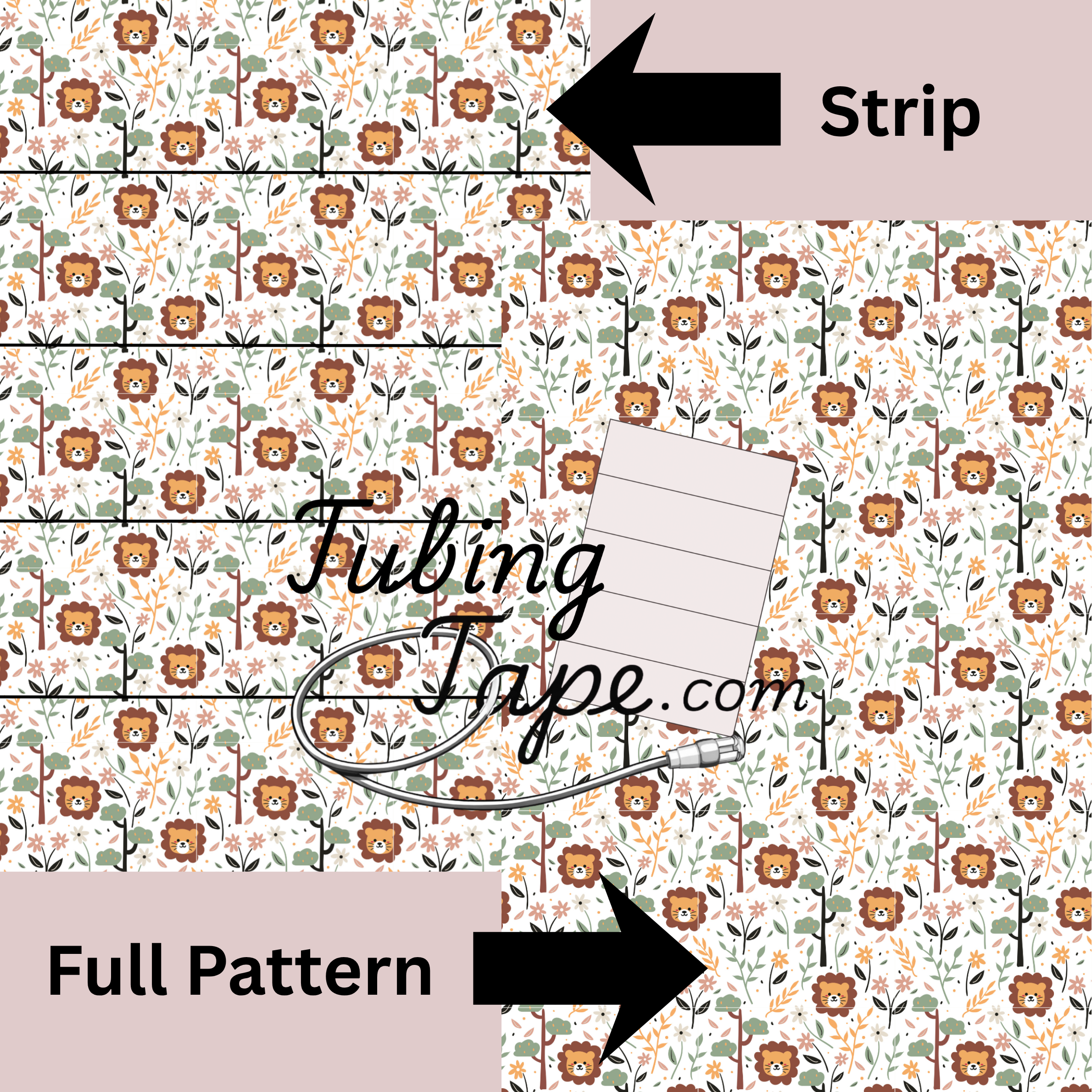 Lion Tubing Tape Sheet