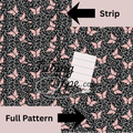 Butterfly Leopard Print Tubing Tape Sheet