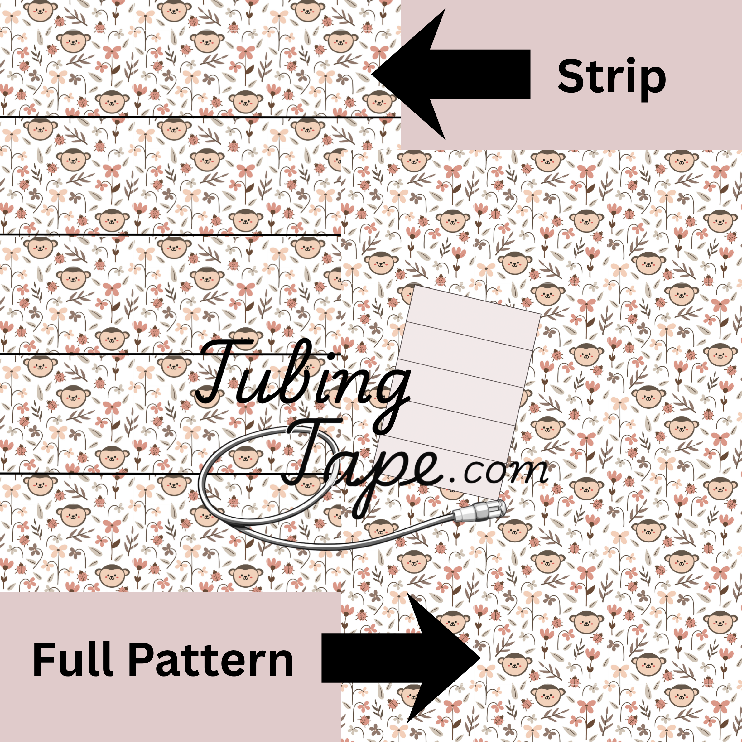 Monkey Tubing Tape Sheet