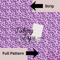 Purple Leopard Print Tubing Tape Sheet
