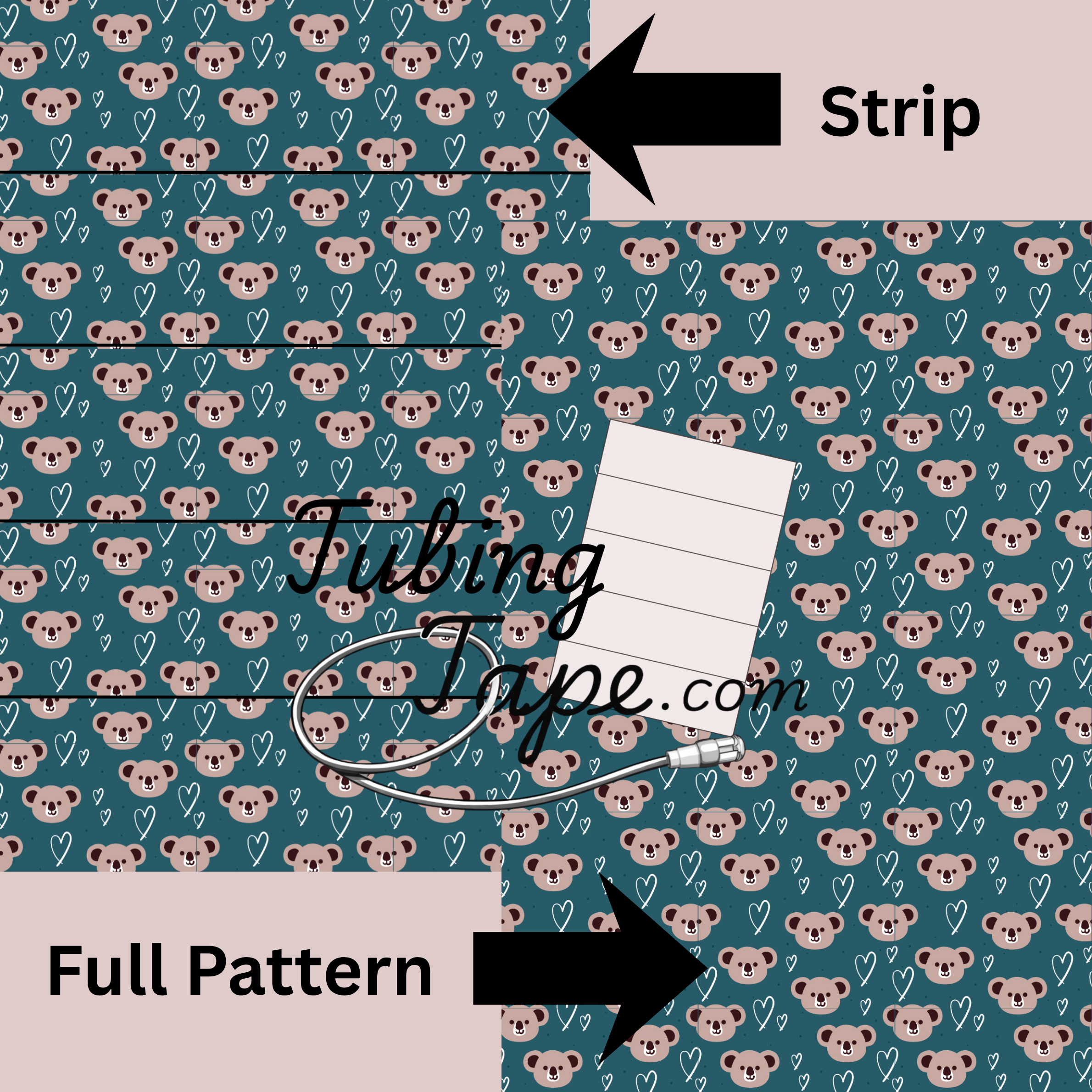 Koala Tubing Tape Sheet