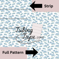 Blue Dinosaur Tubing Tape Sheet
