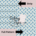Blue T-Rex Dinosaur Tubing Tape Sheet