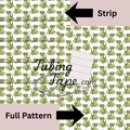 Green T-Rex Dinosaur Tubing Tape Sheet