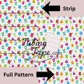 Monster Stars Tubing Tape Sheet