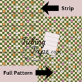 Yellow Check Retro Tubing Tape Sheet