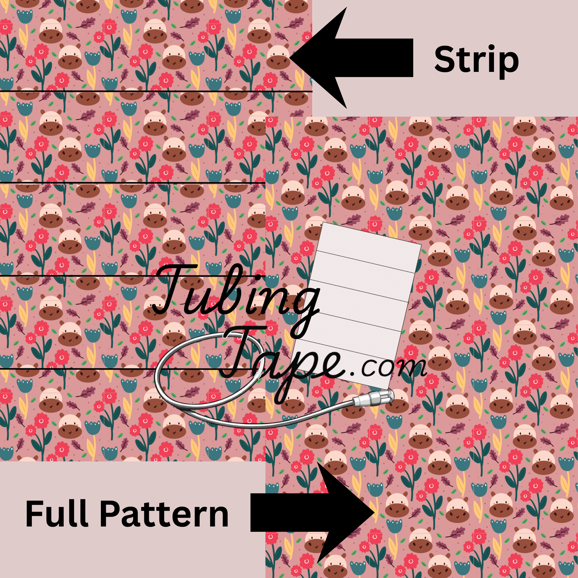 Hippo Tubing Tape Sheet