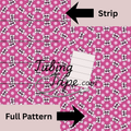 Pink Skull Tubing Tape Sheet