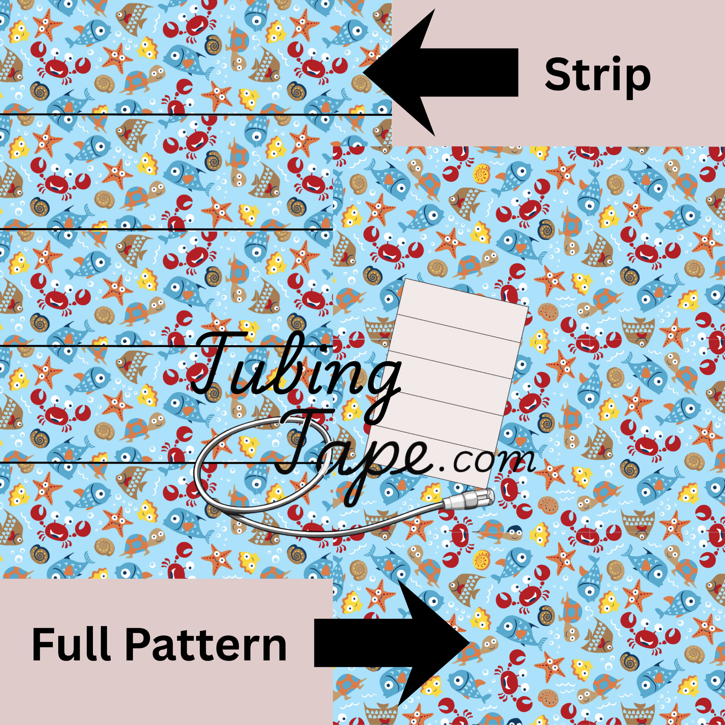 Under the Sea Tubing Tape Sheet