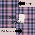 Pink Tartan Tubing Tape Sheet