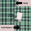 Green Tartan Tubing Tape Sheet