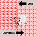 Strawberries & Bows Tubing Tape Sheet