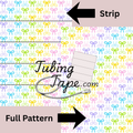 Rainbow Bows Tubing Tape Sheet