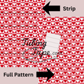 Check Hearts Tubing Tape Sheet