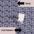 Blue Hearts Tubing Tape Sheet