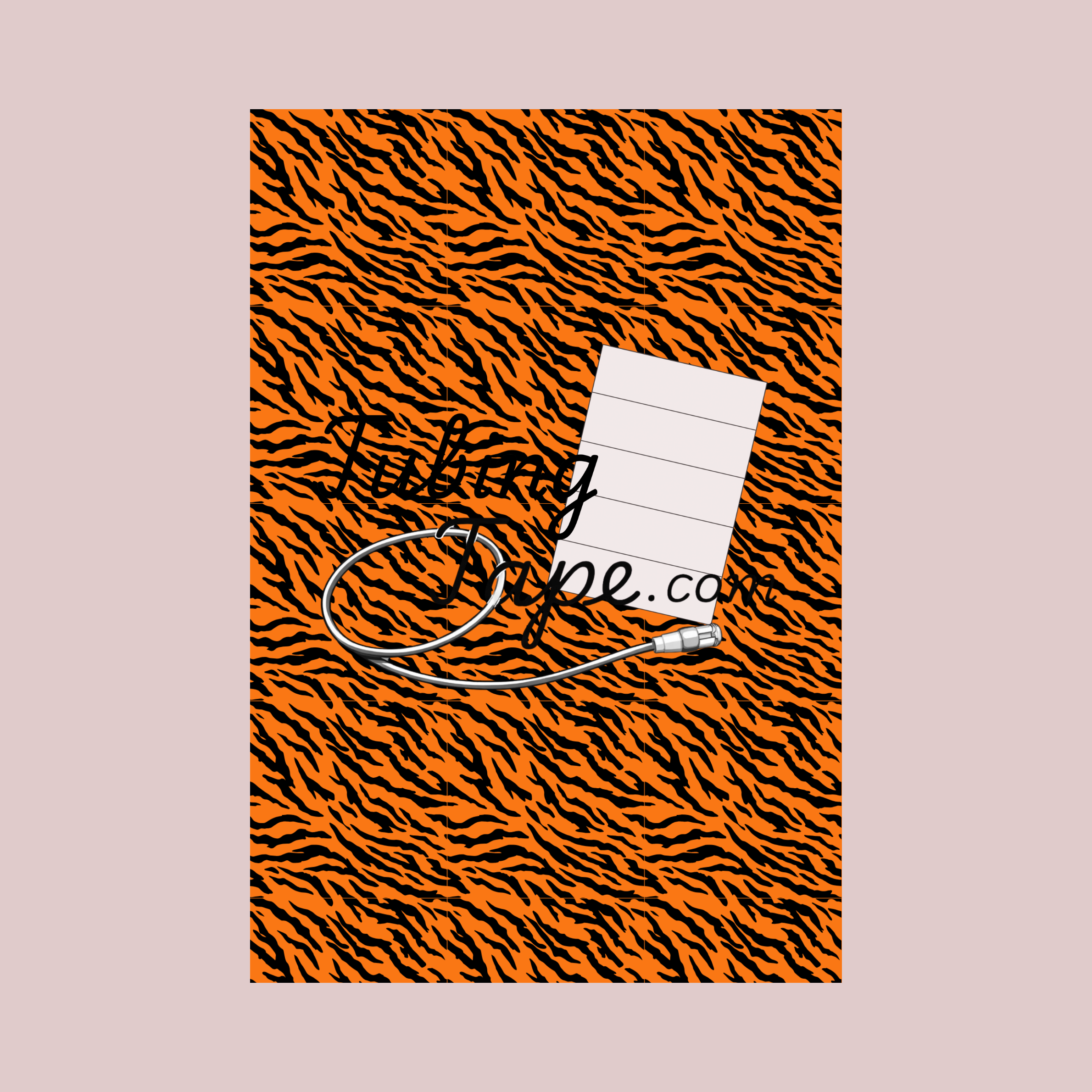 Tiger Print Tubing Tape Sheet